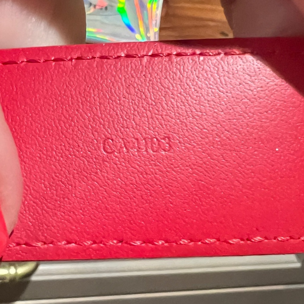 Louis Vuitton Red and Gold Women's Belt - Picture 6 of 9